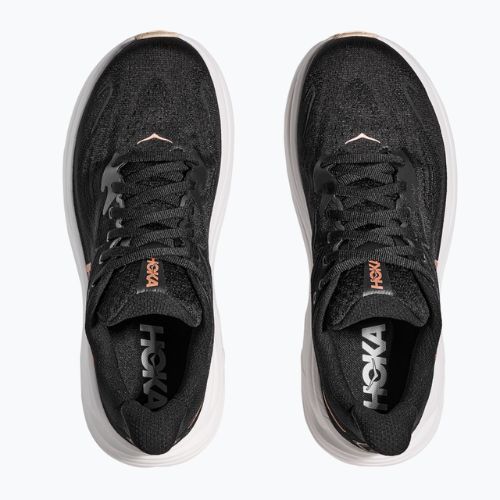 Női futócipő HOKA Clifton 10 fekete/rózsa arany