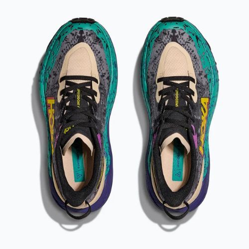 HOKA Speedgoat 6 oatmeal/mountain iris férfi futócipő