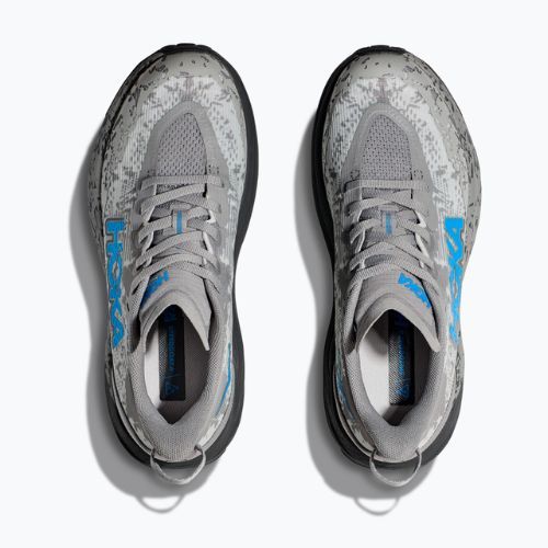 HOKA Speedgoat 6 gyermek futócipő galaktikus szürke/hoka kék