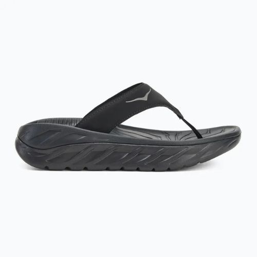Női HOKA Ora Recovery Flip Flops fekete/sötét sirály szürke