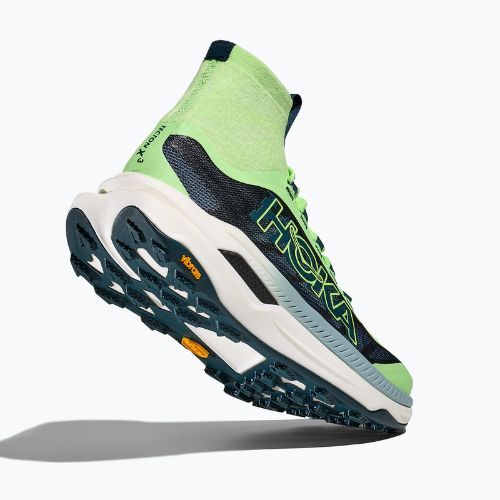 Férfi HOKA Tecton X 3 almáskék/kék szürkület futócipő