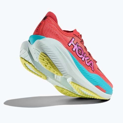 HOKA Mach X 2 férfi futócipő grapefuit/elektromos korall
