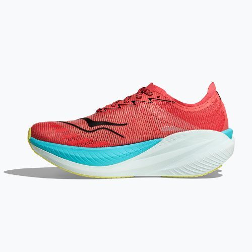 HOKA Mach X 2 férfi futócipő grapefuit/elektromos korall