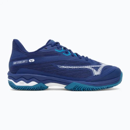 Férfi teniszcipő Mizuno Wave Exceed Light 2 CC bellwether blue/ white/ fjord blue