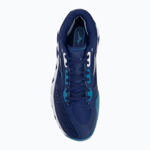 Férfi teniszcipő Mizuno Wave Enforce Tour 2 CC bellwether blue/ white/ fjord blue