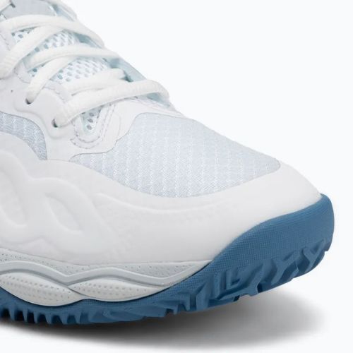 Női teniszcipő Mizuno Wave Enforce Court CC white/ parisian blue/ plein air
