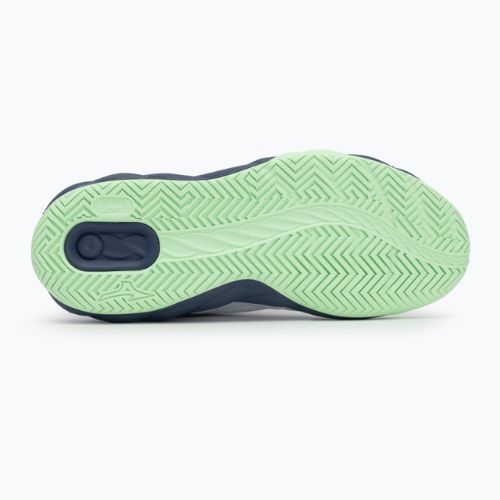 Férfi teniszcipő Mizuno Wave Enforce Court AC white/ vintage indigo/ neo mint
