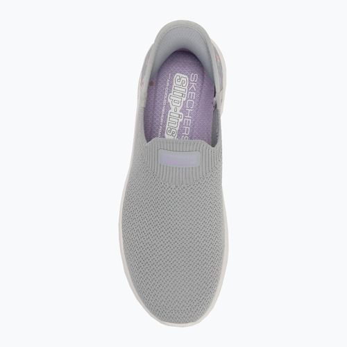 SKECHERS női cipő Go Walk Flex Sunset Rose szürke/lilaszürke