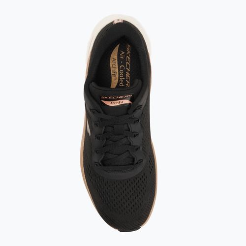 SKECHERS női cipő Arch Fit 2.0 Glow The Distance fekete/rózsaarany