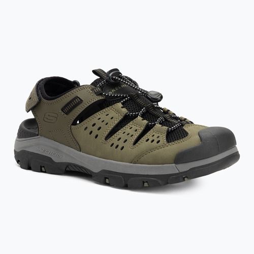 SKECHERS férfi Tresmen Menard olíva szandálok