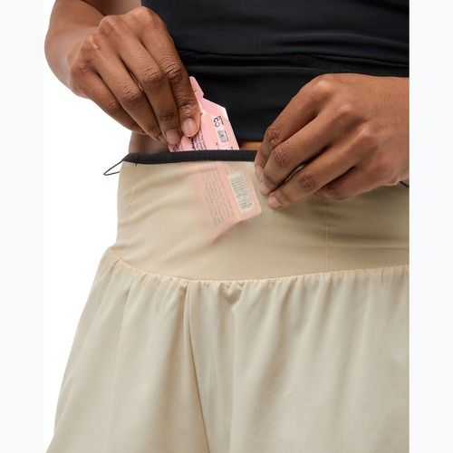 Női futónadrág HOKA Skyglide zabpehely színű