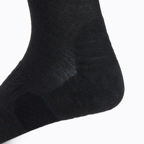 HOKA Crew Run zokni 3 pár fekete/fekete/fekete/fekete