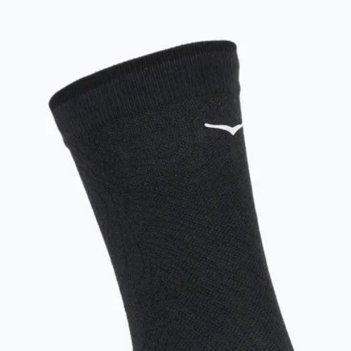 HOKA Crew Run zokni 3 pár fekete/fekete/fekete/fekete