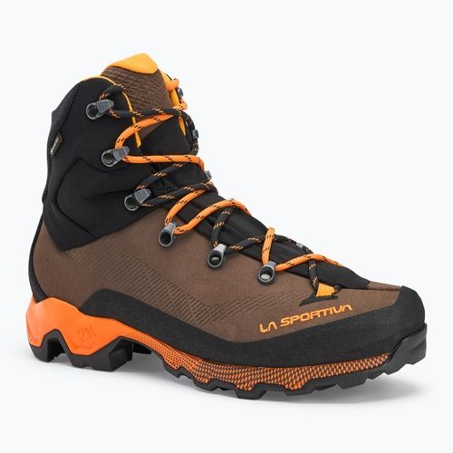 Férfi túrabakancs La Sportiva Aequilibrium Trek GTX chocolate/papaya