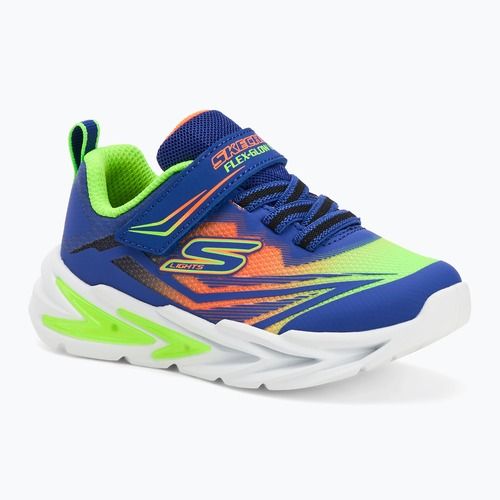 SKECHERS Flex-Glow gyermekcipő Ultra kék/menta
