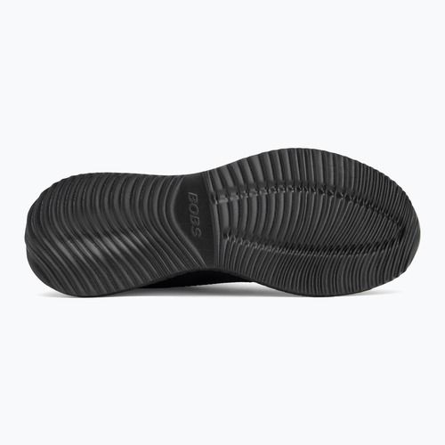 Női SKECHERS Bobs Sport Squad Tough Talk fekete cipők