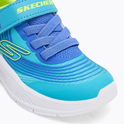 SKECHERS Microspec Advance gyermek cipő türkizkék