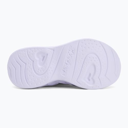 SKECHERS Heart Lights Retro Hearts gyerek cipő navy bőr/multi trim
