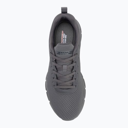 Férfi SKECHERS Bobs B Flex Chill Edge sötét szürke cipő