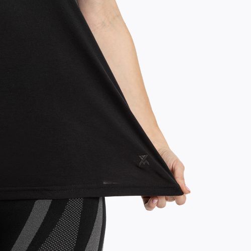 Női termál póló WOOLCANO Merino TEE0547 fekete