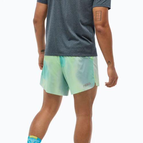 Férfi HOKA Glide With Brief 5" almás ködös futónadrág