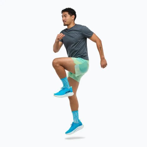 Férfi HOKA Glide With Brief 5" almás ködös futónadrág