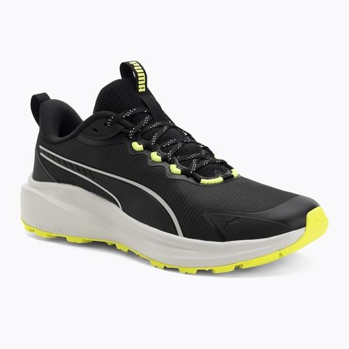 PUMA Skyrocket Lite Trail futócipő puma fekete/tollszürke/sárga riasztás
