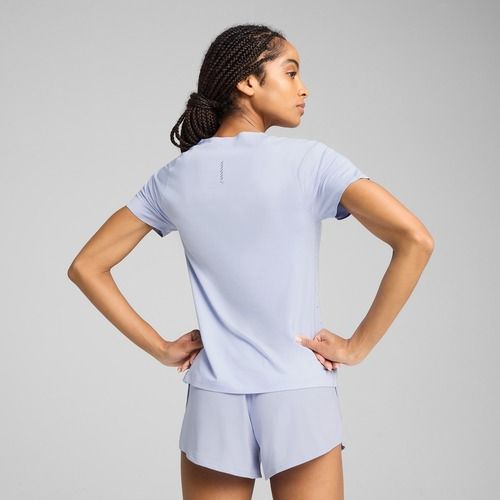 Női futópóló PUMA Run Cloudspun Tee cool neather/heather