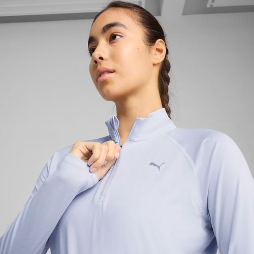 Női PUMA Run Velocity Cloudspun 1/4 Zip hideg időjárás/szőrös futó pulóver