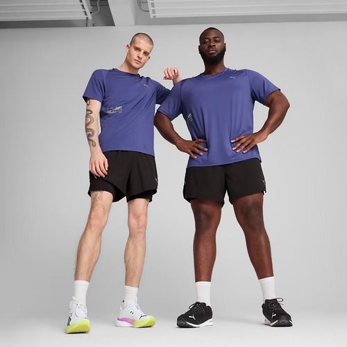 Férfi Puma Run Ultrawave 2IN1 5" futó rövidnadrág puma fekete