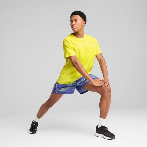 Férfi PUMA Run Velocity Tee Poly lemon sherbert futópóló