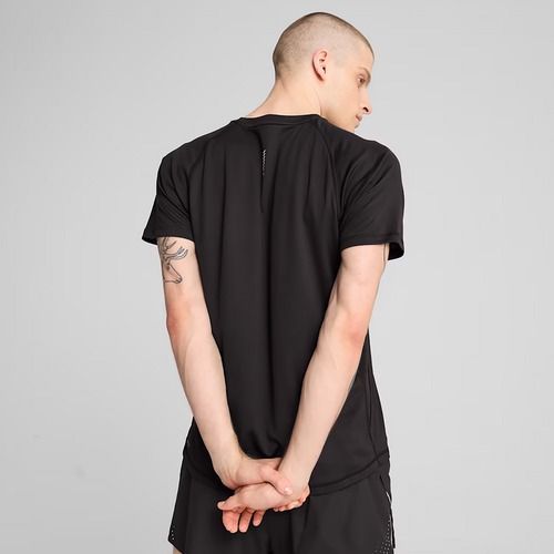 Férfi futópóló PUMA Run Velocity Tee Poly puma fekete