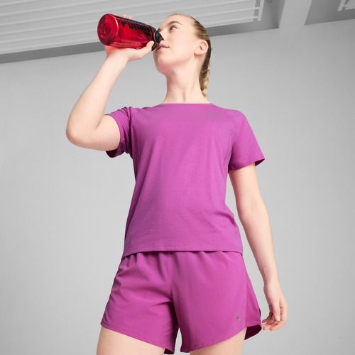 Női futópóló PUMA Run Velocity Tee Tri-Blend vad bogyós bogyó