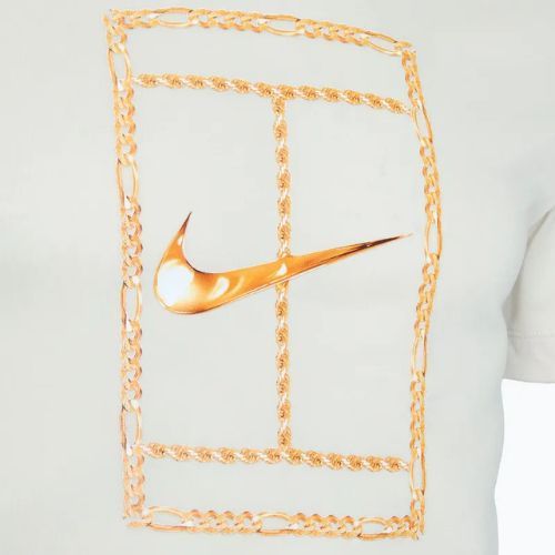 Férfi Nike Court Dri-FIT teniszpóló világos narancsfa barna
