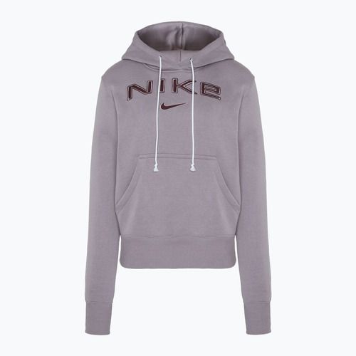 Női Nike Sportswear Phoenix Fleece pulóver HM9751 világos lila érc / bordó zúzás