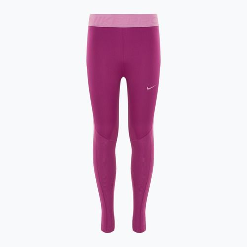 Nike Pro Dri-FIT Trainig gyermek edző leggings forró fukszia / fekete / rózsaszín túloldalon