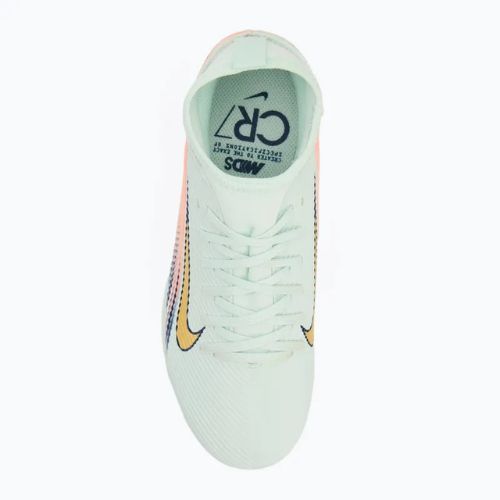 Nike Superfly 10 Club Mercurial Dream Speed FG/MG Jr gyermek labdarúgócipő alig zöld/bíbor pulzus/metál arany érme