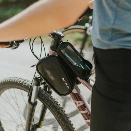 ATTABO NaviPack kerékpár váz táska fekete