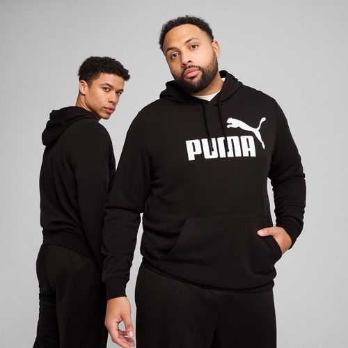 Férfi PUMA ESS No. 1 logós kapucnis pulóver TR puma black