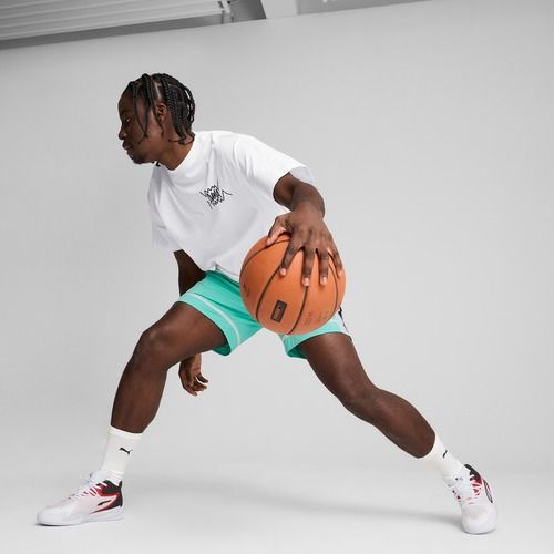 Férfi kosárlabdamez PUMA Jaws Core Tee II puma fehér