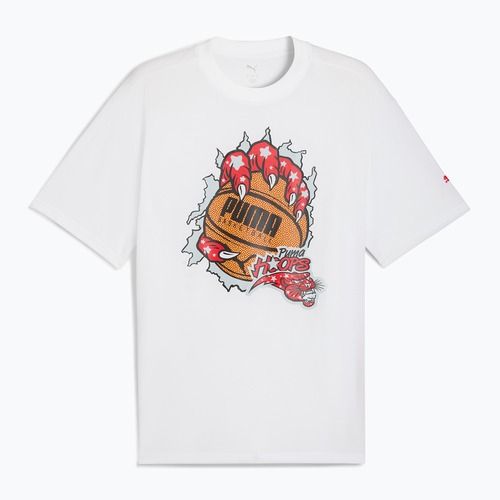 Férfi kosárlabda póló PUMA Hoopaverse Tee 3 puma fehér