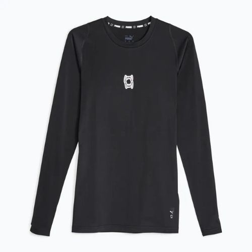 Férfi kosárlabda hosszú ujjú PUMA Hoops Team Top Baselayer puma black