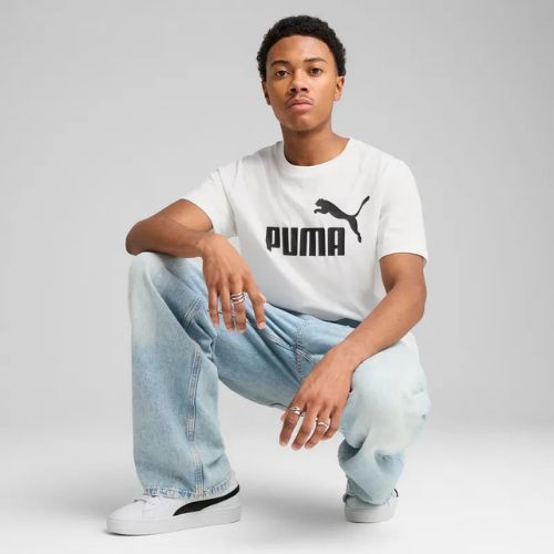 Férfi PUMA ESS No. 1 Logo Tee puma fehér
