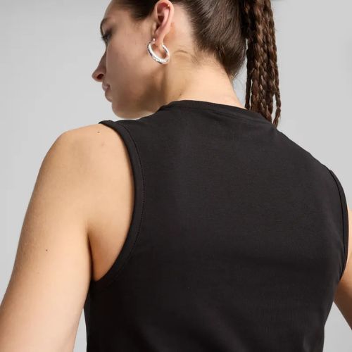 Női PUMA ESS No. 1 Logo Slim Tank puma fekete pUMA ESS No. 1 Logo Slim Tank puma fekete