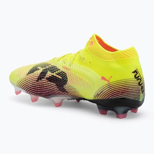 Férfi futballcipő PUMA Future 8 Ultimate FG sárga riasztás/puma fekete/napsütötte