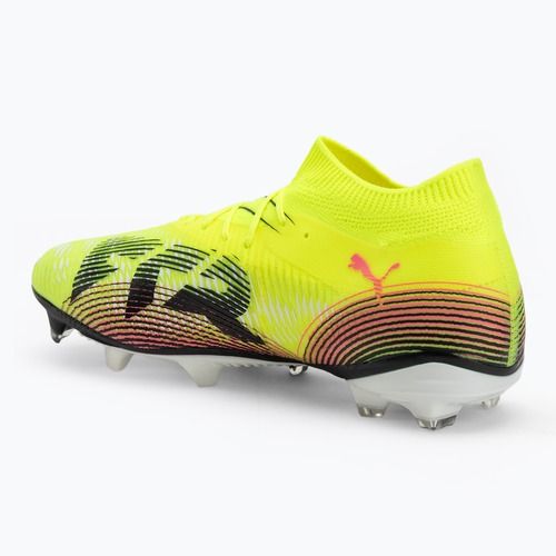 Férfi futballcipő PUMA Future 8 Match FG/AG sárga riasztás/puma fekete/sun struck