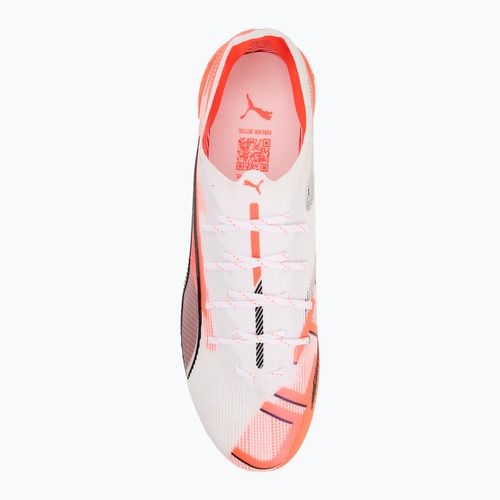 Férfi PUMA Ultra 5 Ultimate FG futballcipő puma fehér/puma fekete/izzó piros