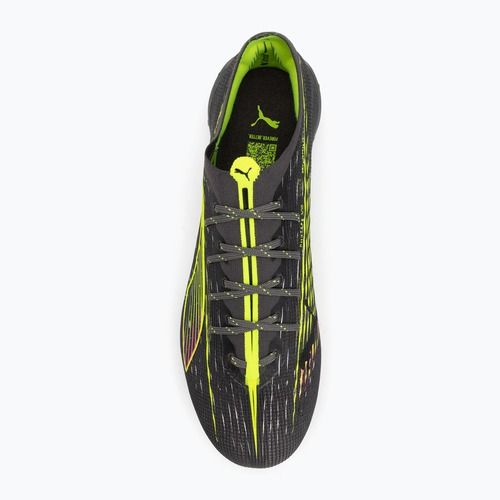 PUMA férfi futballcipő Ultra 5 Ultimate FG matt öregedő ezüst/sárga riasztás/sun struck