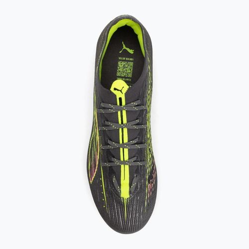 PUMA férfi futballcipő Ultra 5 Pro FG/AG matt öregedő ezüst/sárga riasztás/napszúrás