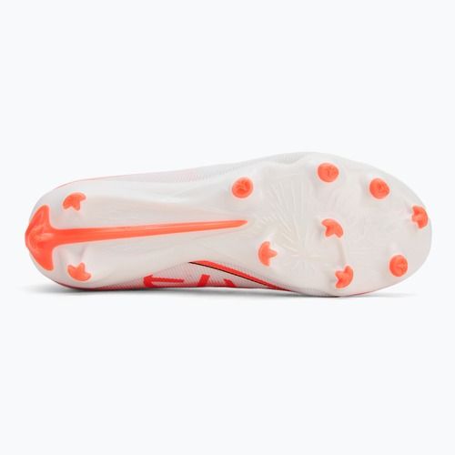 PUMA Ultra 5 Pro FG/AG Jr gyermek futballcipő puma fehér/puma fekete/izzó piros